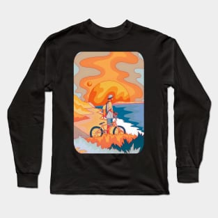 Beach biker Long Sleeve T-Shirt